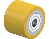 BLICKLE - Galet de transpalettes Ø 82mm bandage polyuréthane PU 590kg - HTH 82x65/20-65K