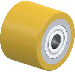 BLICKLE - Galet de transpalettes Ø 82mm bandage polyuréthane PU 590kg - HTH 82x65/20-65K