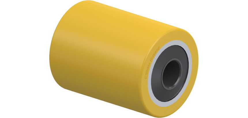 BLICKLE - Galet de transpalettes Ø 85mm bandage polyuréthane PU 1 060kg - HTHW 85x110/25-115K