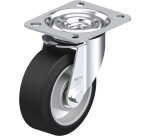 BLICKLE - Roulette pivotante Ø 100mm bandage caoutchouc NR 200kg - L-ALEV 100K