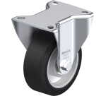 BLICKLE - Roulette fixe Ø 100mm bandage caoutchouc NR 200kg - B-ALEV 100K