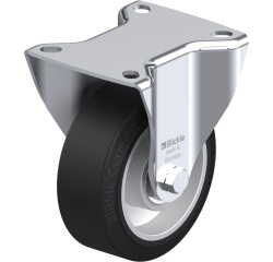 BLICKLE - Roulette fixe Ø 100mm bandage caoutchouc NR 200kg - B-ALEV 100K