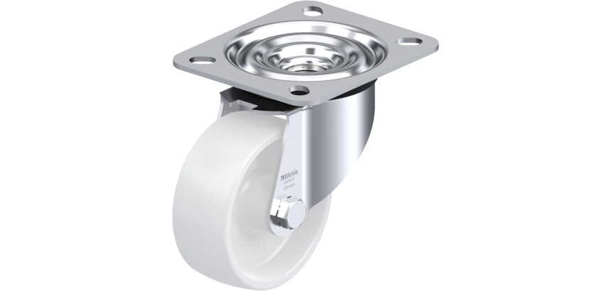 BLICKLE - Roulette pivotante Ø 80mm bandage polypropylène PP 120kg - LE-PPN 80G