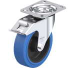 BLICKLE - Roulette pivotante à frein Ø 125mm bandage caoutchouc NR 150kg - LE-POEV 125R-FI-SB