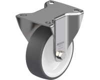 BLICKLE - Roulette fixe Ø 100mm bandage polyuréthane TPU 250kg - BX-POTH 100G