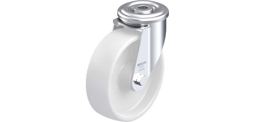 BLICKLE - Roulette pivotante Ø 125mm bandage polyamide PA 6.6 150kg - LER-PO 125R