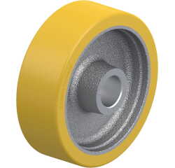 BLICKLE - Roue motrice Ø 150mm bandage polyuréthane PU 700kg - GTHN 150/30H7