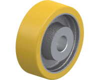 BLICKLE - Roue motrice Ø 140mm bandage polyuréthane PU 670kg - GTHN 140/30H7