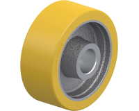 BLICKLE - Roue motrice Ø 125mm bandage polyuréthane PU 650kg - GTHN 127/30H7
