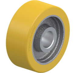 BLICKLE - Roue motrice Ø 100mm bandage polyuréthane PU 400kg - GTHN 100/25H7