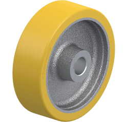 BLICKLE - Roue motrice Ø 160mm bandage polyuréthane PU 700kg - GTHN 160/25H7