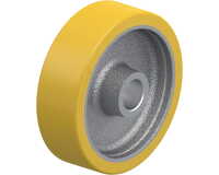 BLICKLE - Roue motrice Ø 160mm bandage polyuréthane PU 700kg - GTHN 160/30H7