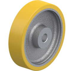 BLICKLE - Roue motrice Ø 200mm bandage polyuréthane PU 900kg - GTHN 200/25H7