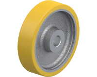 BLICKLE - Roue motrice Ø 200mm bandage polyuréthane PU 900kg - GTHN 200/30H7