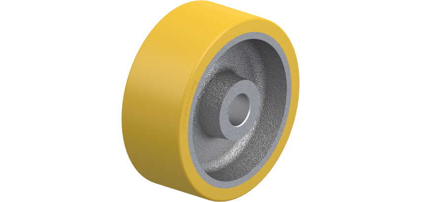BLICKLE - Roue motrice Ø 200mm bandage polyuréthane PU 1 400kg - GTHN 202/35H7