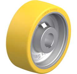 BLICKLE - Roue motrice Ø 200mm bandage polyuréthane PU 1 400kg - GTHN 202/40H7