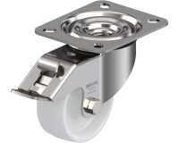 BLICKLE - Roulette pivotante à frein Ø 75mm bandage polyamide PA 6.6 150kg - LEX-PO 75G-FI
