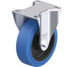 BLICKLE - Roulette fixe Ø 125mm bandage caoutchouc NR 250kg - B-POEV 125R-SB