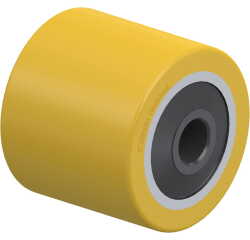 BLICKLE - Galet de transpalettes Ø 85mm bandage polyuréthane PU 720kg - HTHW 85x75/20-80K