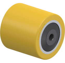 BLICKLE - Galet de transpalettes Ø 85mm bandage polyuréthane PU 820kg - HTHW 85x85/12-90K