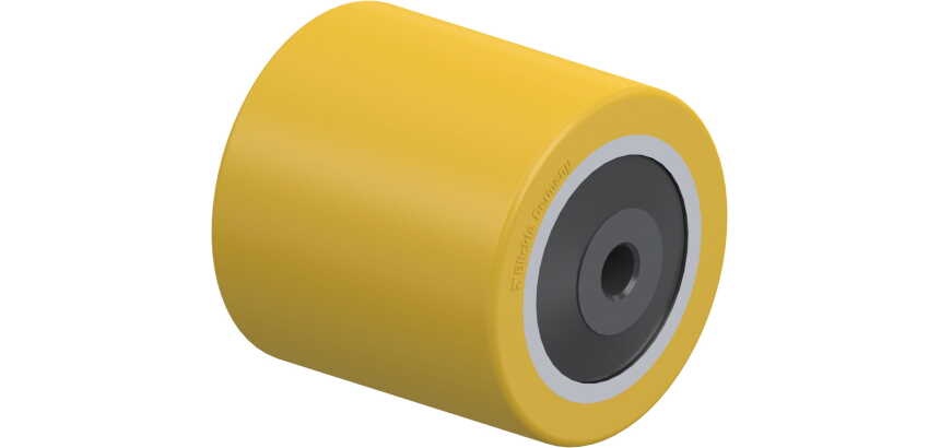 BLICKLE - Galet de transpalettes Ø 85mm bandage polyuréthane PU 820kg - HTHW 85x85/12-90K