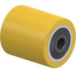 BLICKLE - Galet de transpalettes Ø 85mm bandage polyuréthane PU 910kg - HTHW 85x95/20-100K