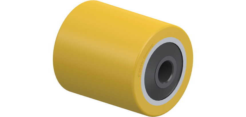 BLICKLE - Galet de transpalettes Ø 85mm bandage polyuréthane PU 910kg - HTHW 85x95/20-100K