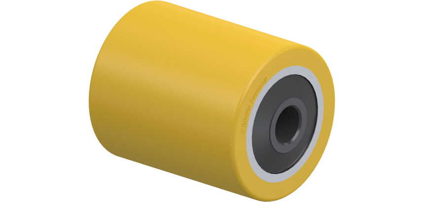 BLICKLE - Galet de transpalettes Ø 85mm bandage polyuréthane PU 960kg - HTHW 85x100/20-105K