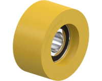 BLICKLE - Galet guide Ø 61mm bandage polyuréthane PU 105kg - FTH 61x30/17-12K