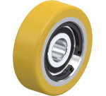 BLICKLE - Galet guide Ø 40mm bandage polyuréthane PU 60kg - FSTH 40x13/10-8K