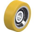 BLICKLE - Galet guide Ø 40mm bandage polyuréthane PU 70kg - FSTH 40x15/10-8K