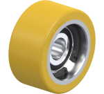 BLICKLE - Galet guide Ø 40mm bandage polyuréthane PU 90kg - FSTH 40x20/10-8K