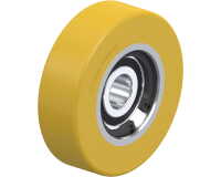 BLICKLE - Galet guide Ø 50mm bandage polyuréthane PU 85kg - FSTH 50x15/10-8K
