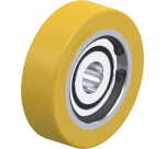 BLICKLE - Galet guide Ø 68mm bandage polyuréthane PU 155kg - FSTH 68x20/15-13K