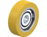 BLICKLE - Galet guide Ø 68mm bandage polyuréthane PU 155kg - FSTH 68x20/15-13K