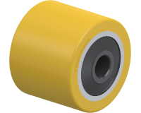 BLICKLE - Galet de transpalettes Ø 85mm bandage polyuréthane PU 660kg - HTHW 85x70/20-75K