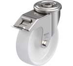 BLICKLE - Roulette pivotante à frein Ø 125mm bandage polyamide PA 6.6 150kg - LEXR-PO 125G-FI
