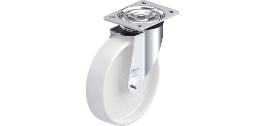 BLICKLE - Roulette pivotante Ø 200mm bandage polyamide PA 6.6 400kg - L-PO 200G