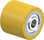 BLICKLE - Galet de transpalettes Ø 82mm bandage polyuréthane PU 660kg - HTH 82x72/20-74K