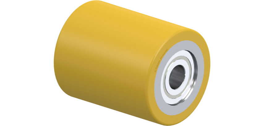 BLICKLE - Galet de transpalettes Ø 82mm bandage polyuréthane PU 920kg - HTH 82x100/20-96K
