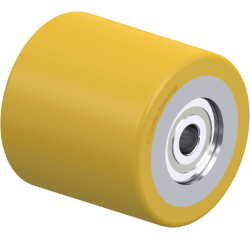 BLICKLE - Galet de transpalettes Ø 60mm bandage polyuréthane PU 400kg - HTH 60x60/10-56K
