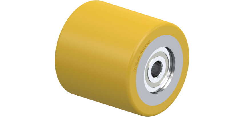 BLICKLE - Galet de transpalettes Ø 60mm bandage polyuréthane PU 400kg - HTH 60x60/10-56K