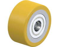 BLICKLE - Galet de transpalettes Ø 80mm bandage polyuréthane PU 350kg - HTH 80x40/20-40K