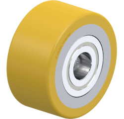 BLICKLE - Galet de transpalettes Ø 80mm bandage polyuréthane PU 350kg - HTH 80x40/20-40K