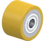BLICKLE - Galet de transpalettes Ø 80mm bandage polyuréthane PU 480kg - HTH 80x54/20-54K