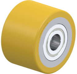 BLICKLE - Galet de transpalettes Ø 80mm bandage polyuréthane PU 480kg - HTH 80x54/20-54K