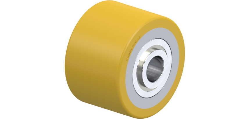 BLICKLE - Galet de transpalettes Ø 80mm bandage polyuréthane PU 480kg - HTH 80x54/20-60K