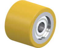 BLICKLE - Galet de transpalettes Ø 80mm bandage polyuréthane PU 550kg - HTH 80x62/20-54K