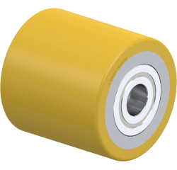 BLICKLE - Galet de transpalettes Ø 80mm bandage polyuréthane PU 720kg - HTH 80x80/20-80K