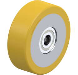 BLICKLE - Galet de transpalettes Ø 82mm bandage polyuréthane PU 250kg - HTH 82x28/12-26K